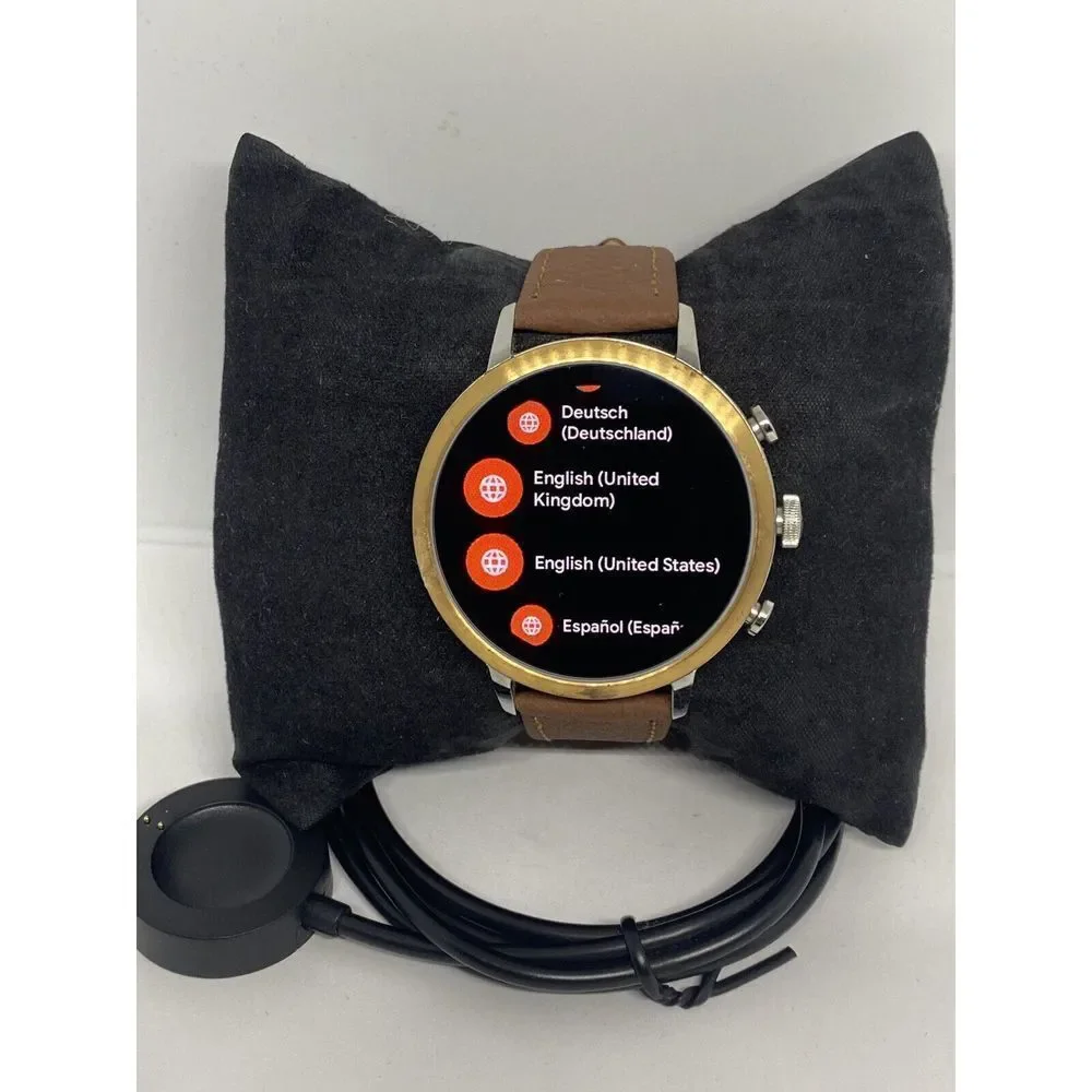 Fossil Gen 4 Authentic Digital Dial Smart Watch Custom Band FTW6016 AB384